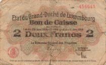 Luxembourgo 2 Francs - Cashier Voucher - ND (1919) - P.28