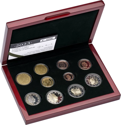 Luxembourgo COFFRET BE EURO 2023 dont les 2 ? Comm�mo. 2023