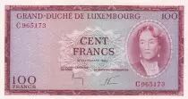 Luxemburg 100 Francs - Grand duchess Charlotte - 18-09-1963