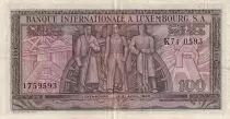 Luxemburg 100 Francs - Grand Duchess Charlotte - 1956 - Letter K - P.13