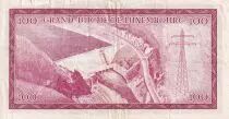 Luxemburg 100 Francs - Grand duchess Charlotte - Barrage - 1963 - VF - P.52