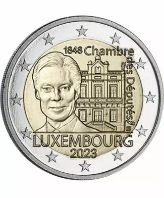 Luxemburg 2 Euros - 175th anniversary of the Luxembourg Chamber of Deputies