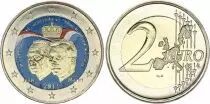 Luxemburg 2 Euros - Grand-Duc Jean - Colorised - 2014