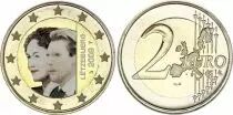 Luxemburg 2 Euros - Grand-Duchess Charlotte - Colorised - 2009