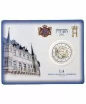 Luxemburg 2 Euros Coincard - 25th anniversary of the admission of Grand Duke Henri to the International Olympic Committee