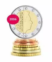 Luxemburg UNC Set Luxemburg 2006 - 9 euro coins
