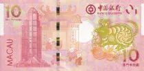 Macao 10 Patacas - Année du Rat - Banco da China - 2020 - NEUF - P.NEW