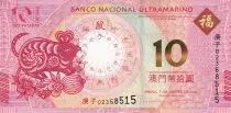 Macao 10 Patacas - Année du Rat - BNU - 2020 - NEUF - P.NEW