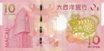 Macao 10 Patacas - Rat year\'s - BNU 2020 - UNC - P.NEW
