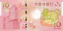 Macao 10 Patacas Année du Rat - BNU - 2020 - Neuf