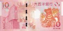 Macao 10 Patacas Dog year\'s - BNU - 2018 - UNC - P.NEW