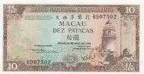 Macao 10 Patacas Lighthouse - Praia Grande - 1984 - Serial RD