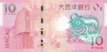 Macao 10 Patacas Ox year\'s - BNU 2021 - UNC