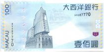 Macao 100 Patacas Senat - Central bank bdlg