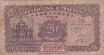 Macao 20 Avos - Armoiries - 1946