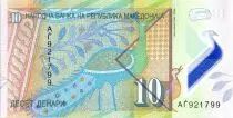 Macedonia 10 Denari Peacock - Goddess Isida 2018 - Polymer