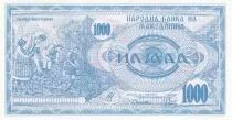 Macedonia 1000 Denar - Monument - 1992 - P.6
