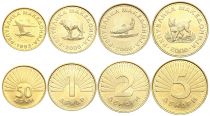Macedonia Serial of 4 coins Macedonia - Animals - Various serial