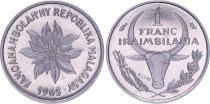 Madagascar 1 Franc - 1965 - Essai - République Malgache