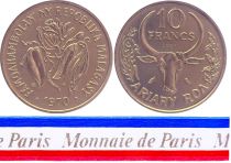 Madagascar 10 Francs - 1970 - Essai