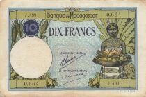 Madagascar 10 Francs - ND (1926-1937) - P.36a