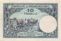 Madagascar 10 Francs - ND (1937-1947) - P.36b