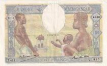 Madagascar 100 francs - Family - Agriculture - ND (1928-1950) - Series Y.478