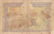 Madagascar 100 Francs ND1937 - Famille, Agriculture et Industrie