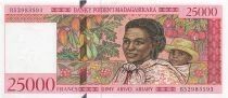 Madagascar 25000 Francs - ND (1999-2003) - P.82