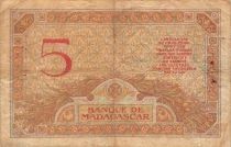 Madagascar 5 Francs - ND (1926-1937) - P.35a