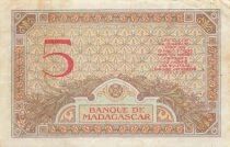 Madagascar 5 Francs - ND (1937-1947) - P.35b