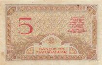 Madagascar 5 Francs - ND (1937-1947) - P.35b
