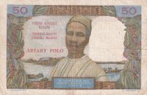 Madagascar 50 Francs - Femme à chapeau - ND (1969) - Série M.20 - P.61