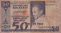 Madagascar 50 Francs - Malgache - Marché - 1974 - Série A 36 - B+ - P.62