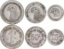 Madagascar Parrot - Gold mine of Andavakoera - Set 3 coins