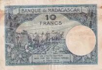 Madagaskar 10 Francs - Type 1926  - ND(1948-57) - Serial D.1569- F - P.36