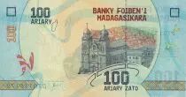 Madagaskar 100 Ariary - Church - Frog - Serial D - 2017
