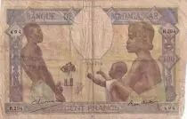 Madagaskar 100 francs - Family, farmer - Serial H.294 - 1937