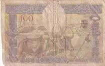 Madagaskar 100 francs - Family, farmer - Serial H.294 - 1937