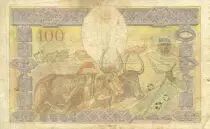 Madagaskar 100 Francs Fortuna and symbols of agriculture and industry