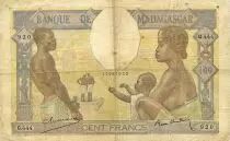 Madagaskar 100 Francs Fortuna and symbols of agriculture and industry