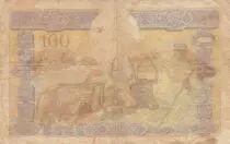 Madagaskar 100 Francs ND1937 - Fortuna and symbols of agriculture and industry