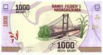 Madagaskar 1000 Ariary - Bridge - 2022 - Serial G16