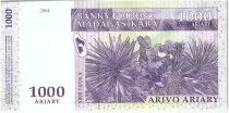Madagaskar 1000 Ariary - Lemurs - Cactus - 2004 - P.89b - a UNC