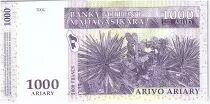 Madagaskar 1000 Ariary - Lemurs - Cactus - 2004 - P.89b - UNC