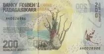 Madagaskar 200 Ariary - Waterfall - Tree - Serial A - 2017