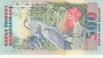 Madagaskar 2500 Francs - Older woman - Animals - 1993 - Serial YC