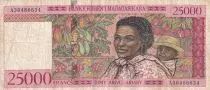Madagaskar 25000 Francs Woman and Child - 1998