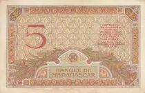 Madagaskar 5 Francs - Goddess Juno - 1937 - Sign. Chaudun - Serial S.1903