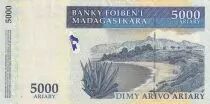 Madagaskar 5000 Ariary - Boats - 2009 - P.91b